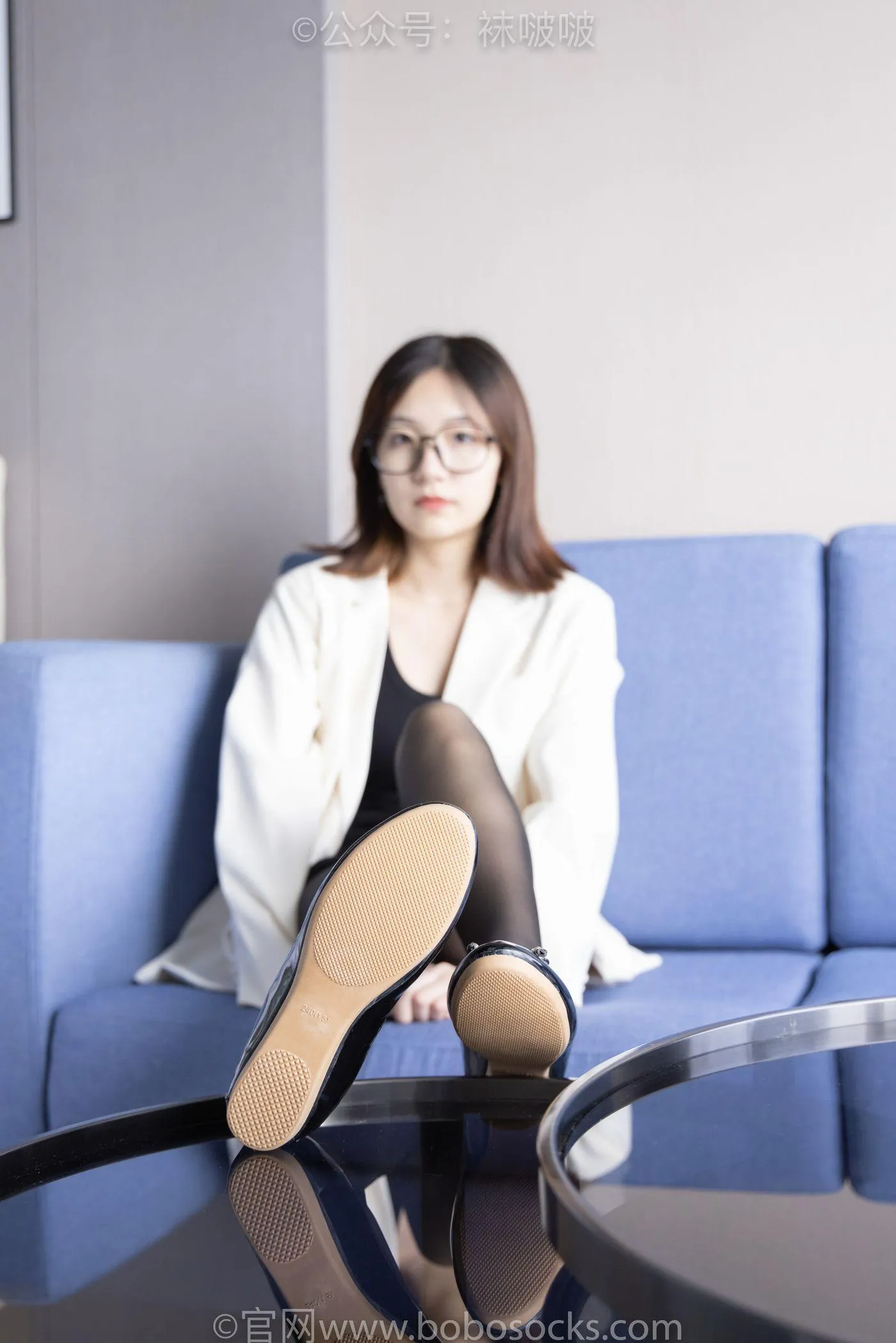 [BoBoSocks袜啵啵]NO.032 小甜豆-平底鞋、黑丝 [144P]插图1